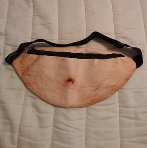 Beer Belly Hairy Belly Button Design Fanny Pack